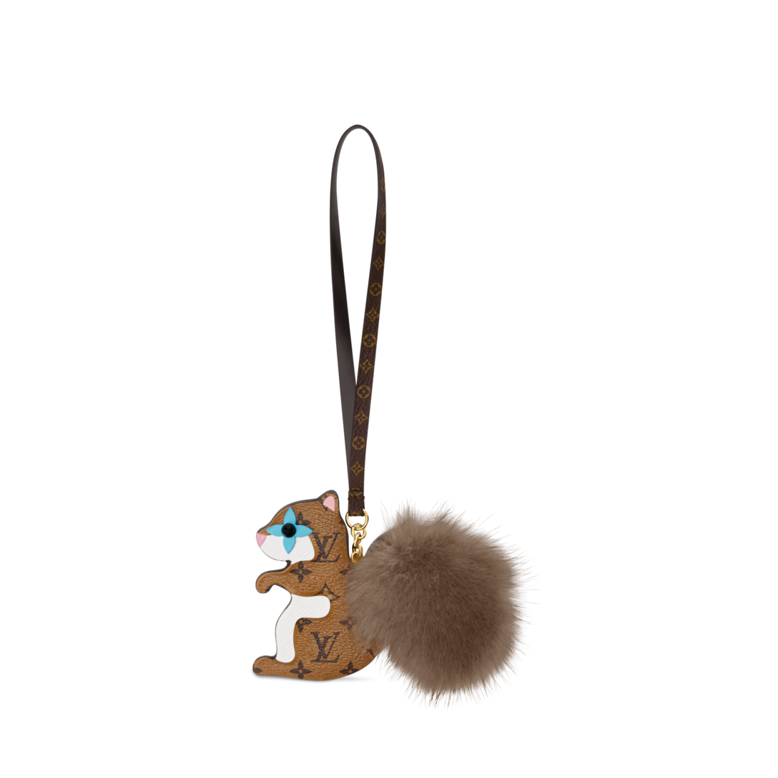 LOUIS VUITTON リスデザイン キーホルダー Squirrel LV Furry Friend Bag Charm S00 - Accessories | LOUIS VUITTON